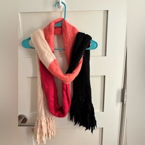 Kate Spade Pink Knit Scarf